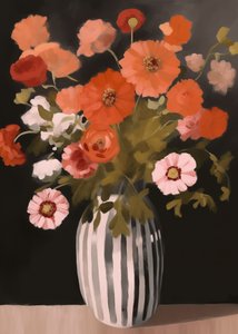 Elegáns virágcsendélet