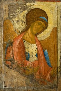 Mihály arkangyal. A Deisus Chinből (sor) (Zvenigorodsky)