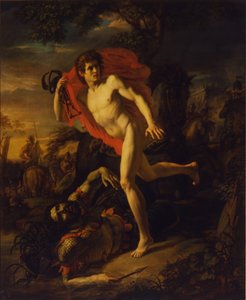 Egy fiatalember hőstette Kijevben 968-ban, 1810-ben alkotó: Andrei Ivanovich Ivanov