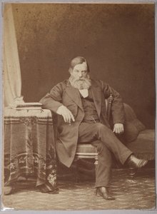Pavel Melnikov, álnév: Andrej Pecserszkij – Pavel Ivanovics Melnyikov (Andrej Pecserszkij) (1818-1883), Karelin, Andrej Oszipovics (1837-1906). Albumin Photo
