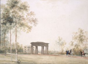 A Carskoje Selo park kapuja, 1821 után