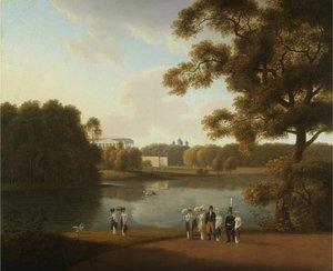 Kilátás a Cameron Galériára Carskoje Selóban, 1815 alkotó: Andrei Yefimovich Martynov