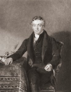 Thomas Chalmers. Portré. (nyomtatás) alkotó: Andrew (after) Geddes