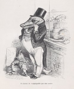 Csak a hasa volt figyelemre méltó a Jelenetek az Anima magán- és közéletéből..., kb. 1837-47.