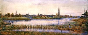 Rostock (akvarell papíron) alkotó: Andrew Brown Donaldson