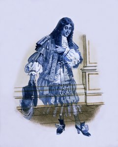 Szellem, egyesek szerint George Villiers, Buckingham 2. hercege. alkotó: Andrew Howat