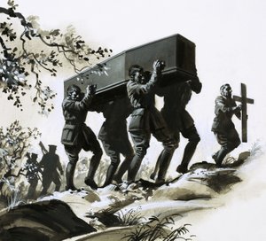 Rupert Brooke, az első világháború elismert költője, 1915-ben halt meg. alkotó: Andrew Howat