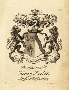 A jobboldal címere, tisztelt Henry Herbert, Lord Herbert of Cherbury, báró Herbert of Cherbury (vagy Chirbury) alkotó: Andrew Johnston