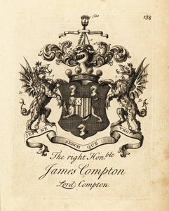 James Compton jobboldal címere, Lord Compton, Northampton 5. grófja