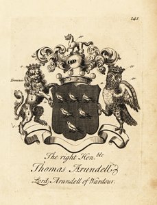 Thomas Arundell jobboldal címere, Wardour Lord Arundell, Wardour 7. bárója Arundell