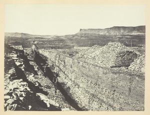Burning Rock Cut, Green River Valley alkotó: Andrew Joseph Russell