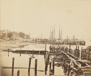 City Point, Virginia, 1861-1865 körül (albumnyomat)