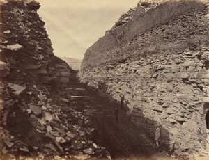 22. tábla. Burning Rock Cut,1869 (fotó) alkotó: Andrew Joseph Russell