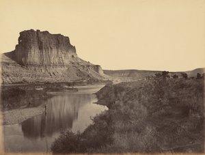 24. tábla. Castle Rock, Green River Valley,1869 (fénykép) alkotó: Andrew Joseph Russell