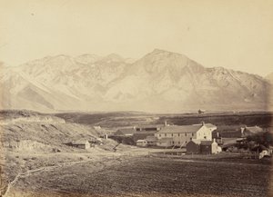49. tábla. Brigham Young gyapot- és gyapjúgyárai, 1869 (fénykép) alkotó: Andrew Joseph Russell