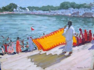 Szári szárítás, Pushkar alkotó: Andrew Macara