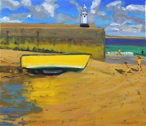 Yellow Boat, St Ives, 2017, alkotó: Andrew Macara