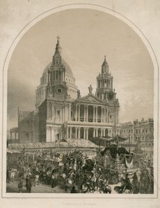 Érkezés a londoni Szent Pál katedrálishoz alkotó: Andrew Maclure