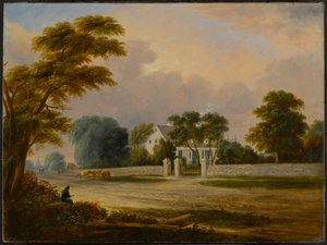 A bergeni tanya, 1830-as évek alkotó: Andrew Richardson