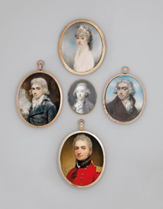 Sir John Moore miniatűrje (akvarell) alkotó: Andrew Robertson