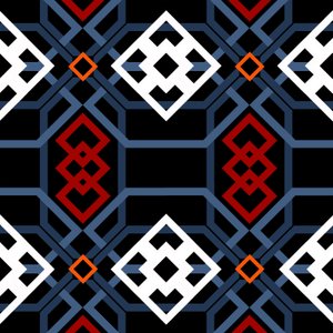 Andalúz geometriai, 2018, digitális
