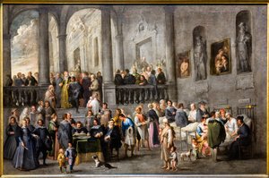 Betegsegély, 1640 körül (olaj, vászon) alkotó: Andries van & Wael Cornelis de (1592 1667) Eertvelt