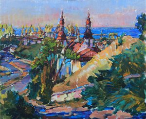 Pörgő kikötőváros alkotó: Andrii Kutsachenko