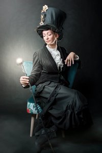 Elegáns steampunk portré alkotó: Andrzej Lisowski