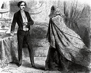 Illusztráció Monte Cristo grófjához, Alexandre Dumas (1802-1870) és Auguste Maquet (1813-1888) regénye, metszet Ange Louis Janet (1815-1872) rajza után alkotó: Ange Louis (1815 72) Janet