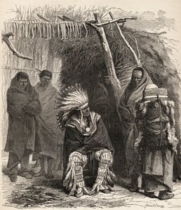 Peter La Cherre, illusztráció a "The World in the Hands" című, Gauchard-Brunier által metszett, 1878-ban kiadott könyvből.