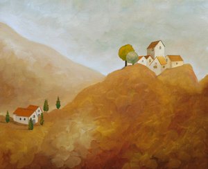 A Hillside Village varázsa alkotó: Angeles M. Pomata