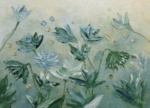 A vízkert virágzik alkotó: Angeles M. Pomata