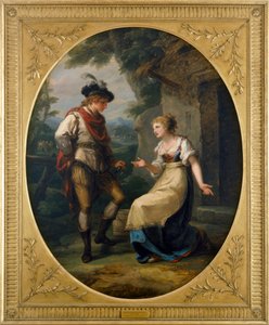 Gualtherius és Griselda (olaj, vászon)