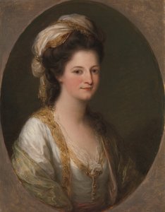 Egy nő portréja, hagyományosan Lady Herveyként azonosítva alkotó: Angelica Kauffmann