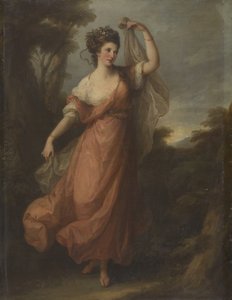 Egy táncoló fiatal nő Terpsichore szerepében alkotó: Angelica Kauffmann