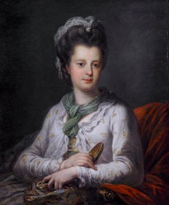 Elizabeth Kerr, született Fortescue, Lothian márkiné portréja alkotó: Angelica Kauffmann