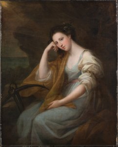 Lady Louisa Leveson-Gower (1749/50-1827), a későbbi Macdonald bárónő portréja Spesként alkotó: Angelica Kauffmann