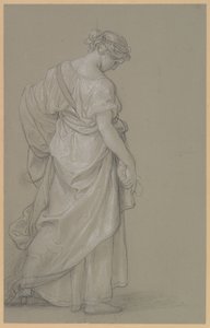 Álló nő tanulmánya alkotó: Angelica Kauffmann