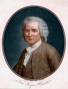Jean Jacques Rousseau (1712-1778) portréja - Jean-Jacques Rousseau portréja - Angelique Allais (született: Briceau) metszete (aktív 18. század), rézkarc, akvarell 1791 (24,5x21,5 cm) - Bibliotheque de Geneve alkotó: Angelique (fl.1796 d.1827) Allais