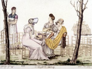 Lonchamp unatkozása, 1806. március. Garbizza rajza. alkotó: Angelo (after) Garbizza