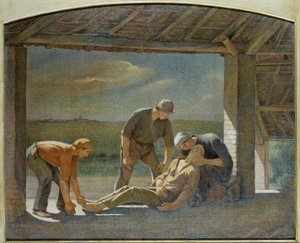 Pieta (olaj, vászon) alkotó: Angelo Barabino