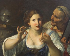 A hiúság allegóriája alkotó: Angelo Caroselli