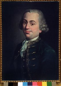Michelangelo Emiliani (1737-1779) olasz hegedűművész portréja