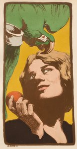 A nő papagájjal, 1898.