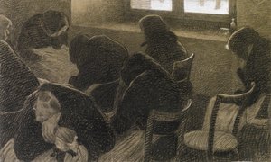 Téli szieszta, c. 1902. alkotó: Angelo Morbelli