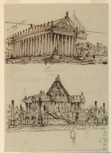 Színpadtervezés, templomok külseje alkotó: Angelo Toselli