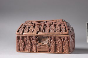 Fakoporsó: Jelenetek Krisztus életéből, 1050 körül alkotó: Anglo Saxon