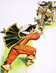 Cyrano de Bergerac kardpárbajban alkotó: Angus McBride