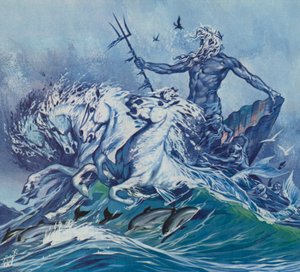 Hippocamps (színes litográfia)