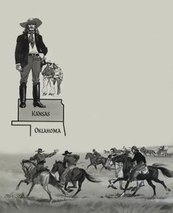 Lovasok Kansasban alkotó: Angus McBride